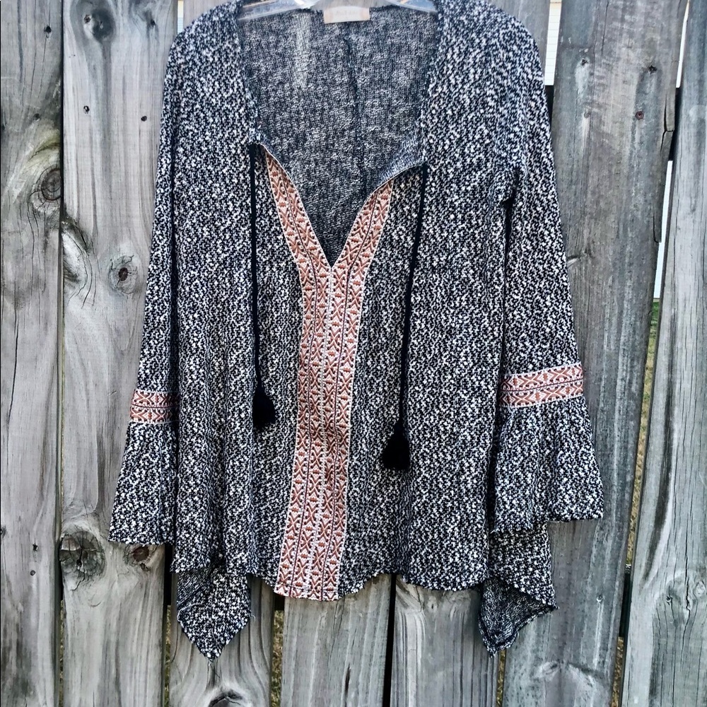 Anthropologie Tunic Riada Embroidered Tunic Sz. S